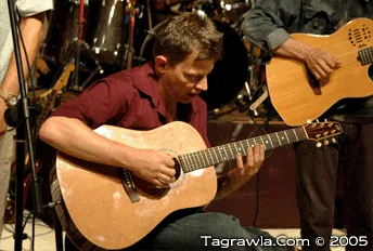Thidrin band performing in Al Hoceima on July 28, 2005 — archive photograph