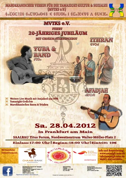 MVTKS Marks Twenty Years of Amazigh Culture in Germany — archive photograph
