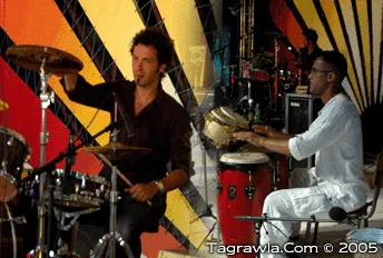 Thidrin band performing in Al Hoceima on July 28, 2005 — archive photograph