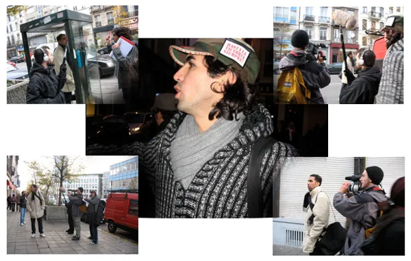 One Way Ticket: Two Worlds on a Brussels Street — archive photograph