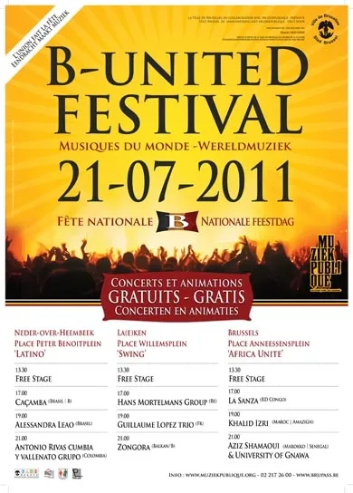 Khalid Izri Joins Brussels’ B-United Festival — archive photograph