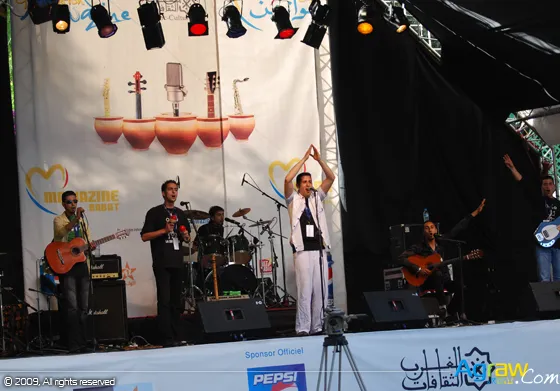Rayas Reaches the Final in Géneration Mawazine 2009 — archive photograph
